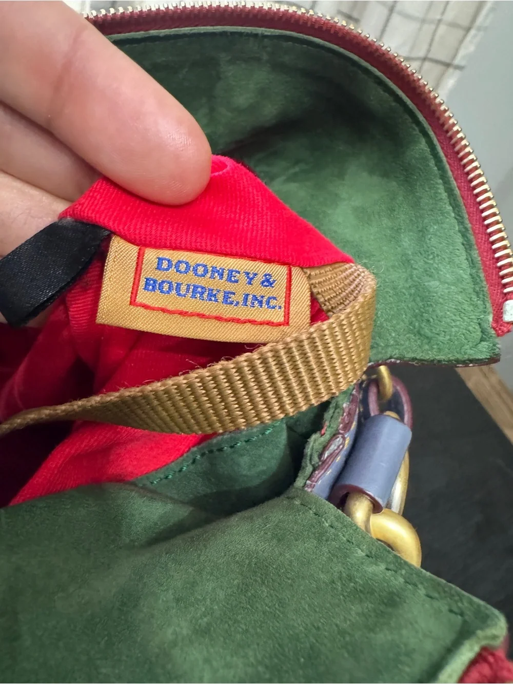 Dooney & Bourke Steel Blue Florentine Leather Satchel